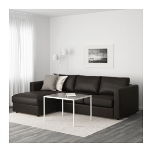 이케아 구매대행 이케몰,이케아 VIMLE 빔레 3인용소파, 긴의자, 파르스타 블랙 (192.069.87),IKEA