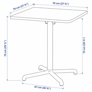 이케아 구매대행 이케몰,이케아 STENSELE 스텐셀레 테이블, 라이트그레이/라이트그레이 70x70cm (493.239.23),IKEA