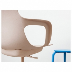 이케아 구매대행 이케몰,이케아 ODGER 오드게르 회전의자, 화이트/베이지 (003.952.71),IKEA